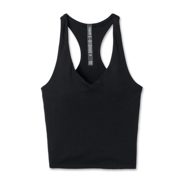 Vuori Women's Halo Performance Crop 2.0 Black Heather