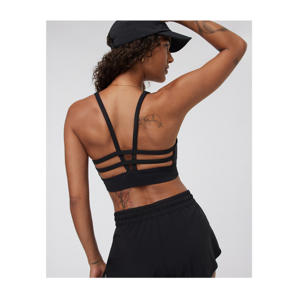 Vuori Women's Yosemite Longline Bra Black