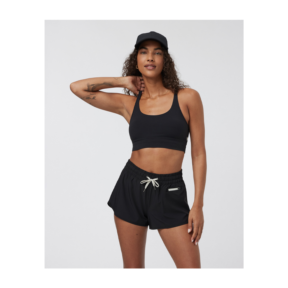 Vuori Women's Yosemite Longline Bra Black