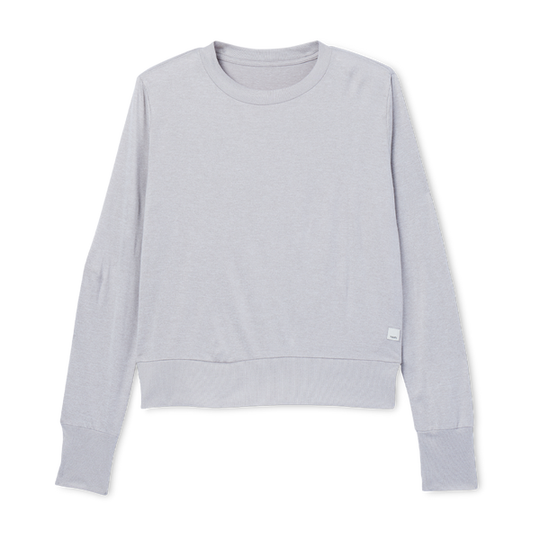 Vuori Women's Daydream Crew Light Heather Grey