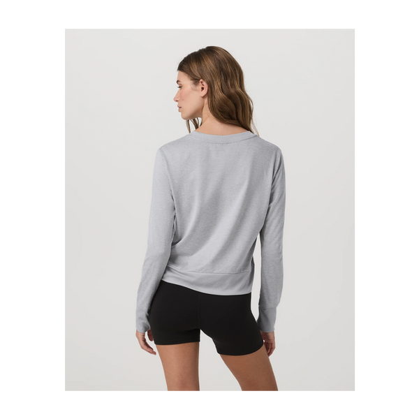 Vuori Women's Daydream Crew Light Heather Grey