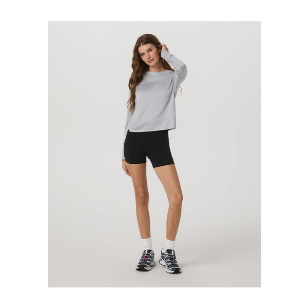 Vuori Women's Daydream Crew Light Heather Grey