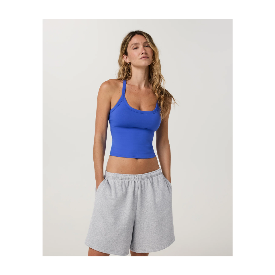 Vuori Women's Halo Cross Back Tank Electric Blue Main image