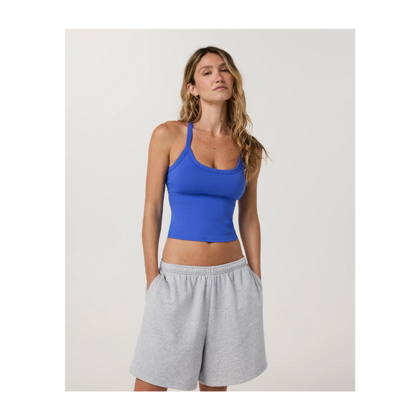 Vuori Women's Halo Cross Back Tank Electric Blue
