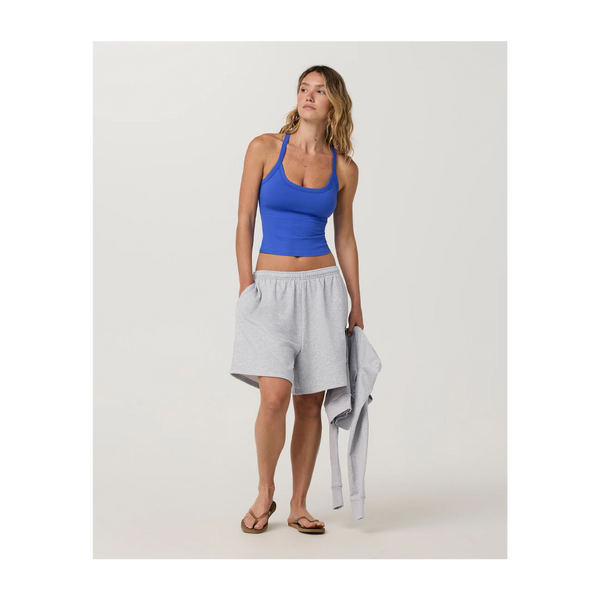 Vuori Women's Halo Cross Back Tank Electric Blue