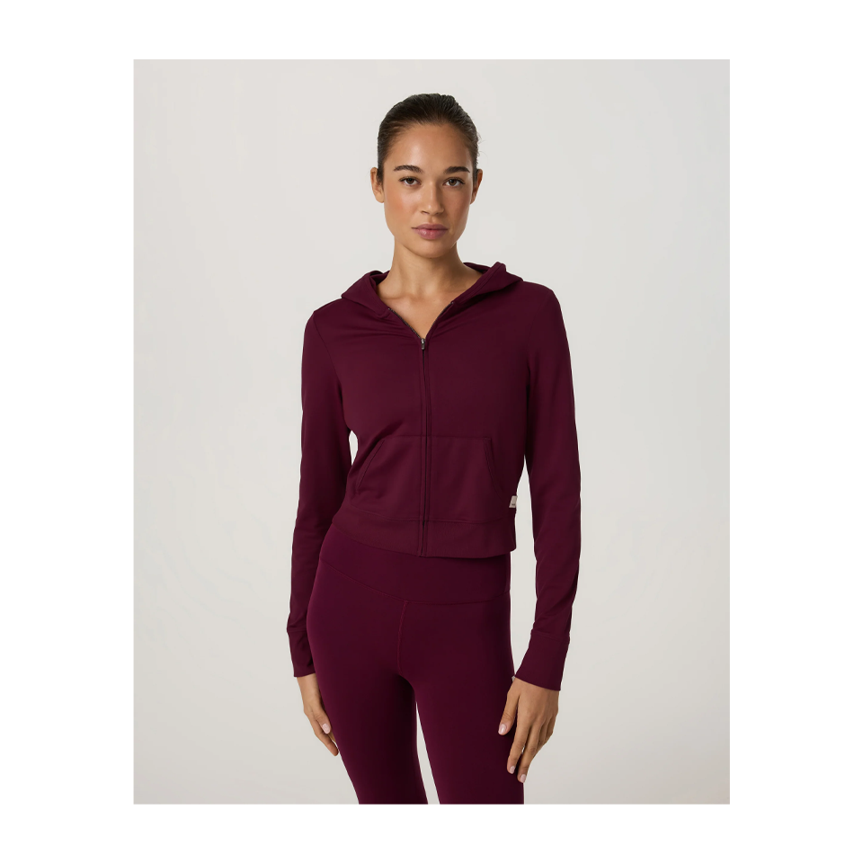 Vuori Women's Halo Mini Full Zip Hoodie