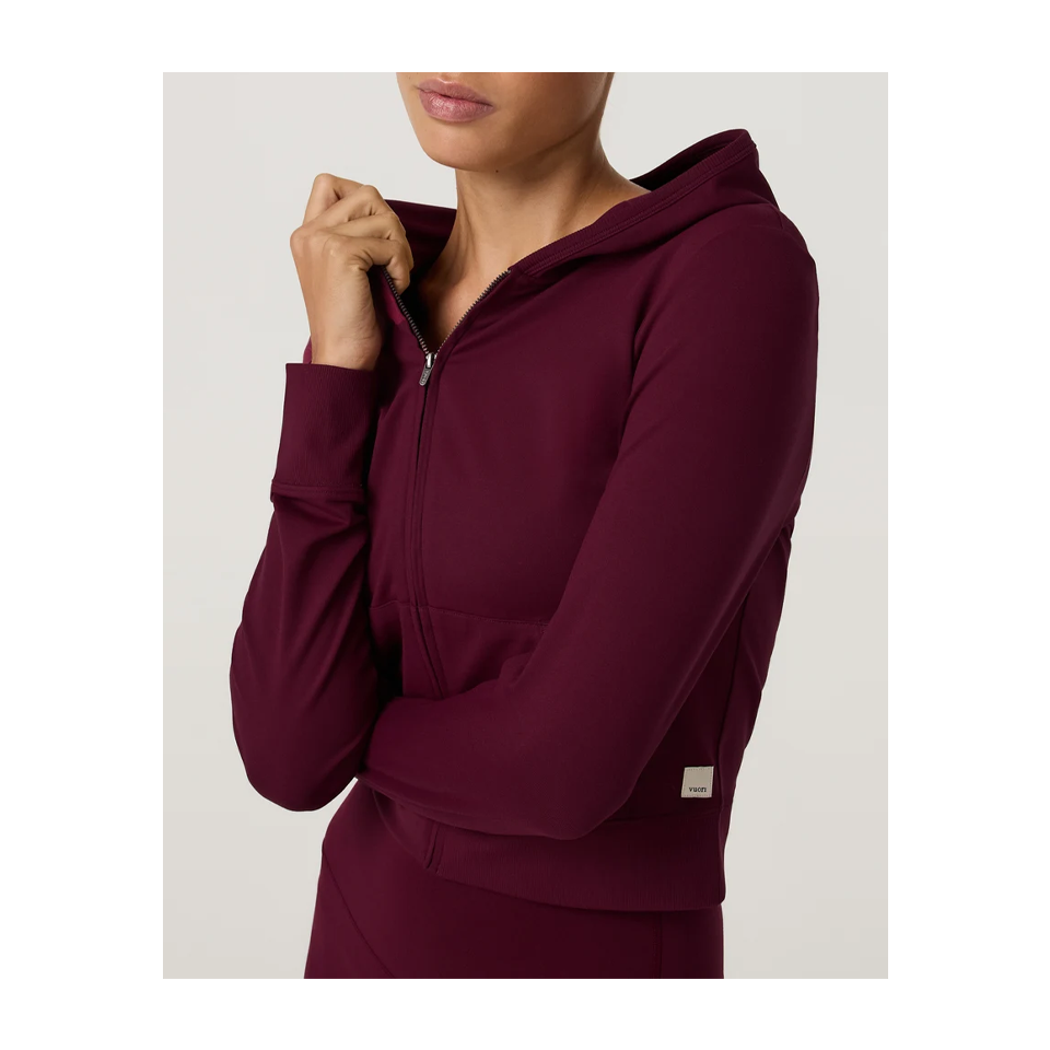 Vuori Women's Halo Mini Full Zip Hoodie