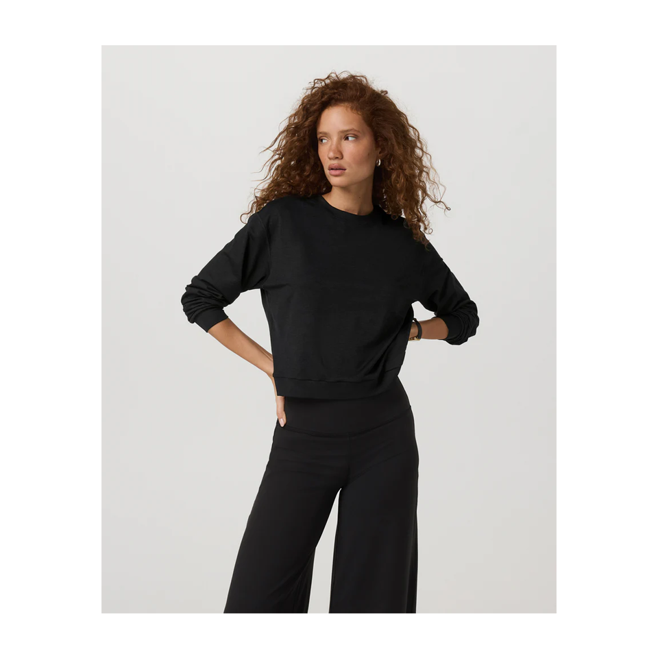 Vuori Halo Modern Crew Black Heather