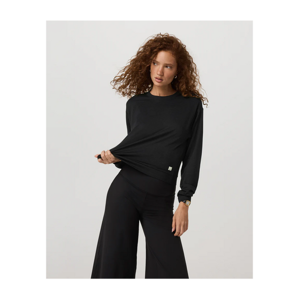 Vuori Halo Modern Crew Black Heather