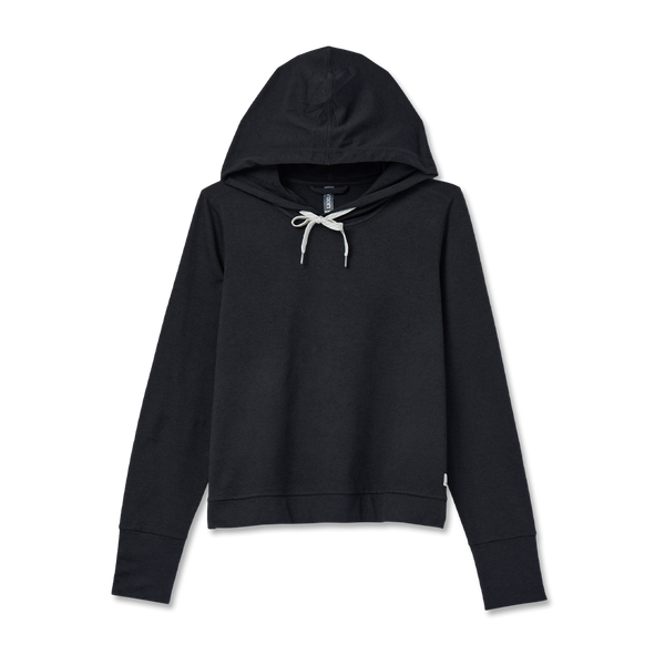 Vuori Women's Halo Essential Hoodie Black Heather