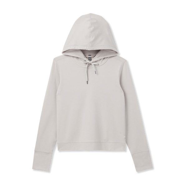 Vuori Women's Halo Essential Hoodie Ecru Heather