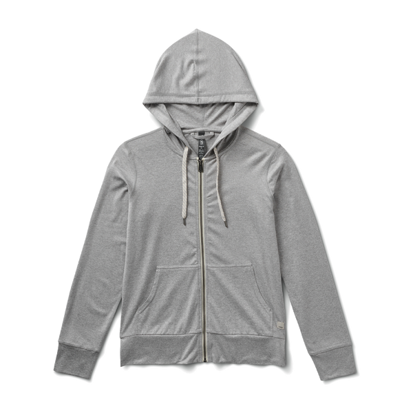 Vuori Women's Halo Performance Hoodie 2.0 Pale Grey Heather