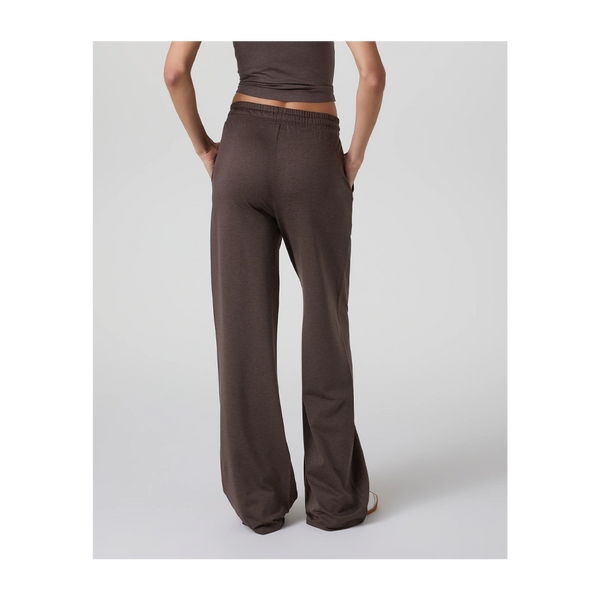 Vuori Women's Halo Essential Wideleg Pant Java Heather