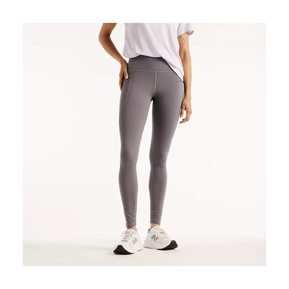 New Balance Women's Reflective RC Heat Legging 27" Neptune Grey