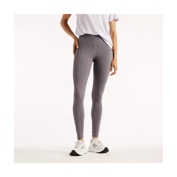 New Balance Women's Reflective RC Heat Legging 27" Neptune Grey