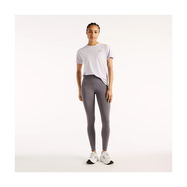 New Balance Women's Reflective RC Heat Legging 27" Neptune Grey