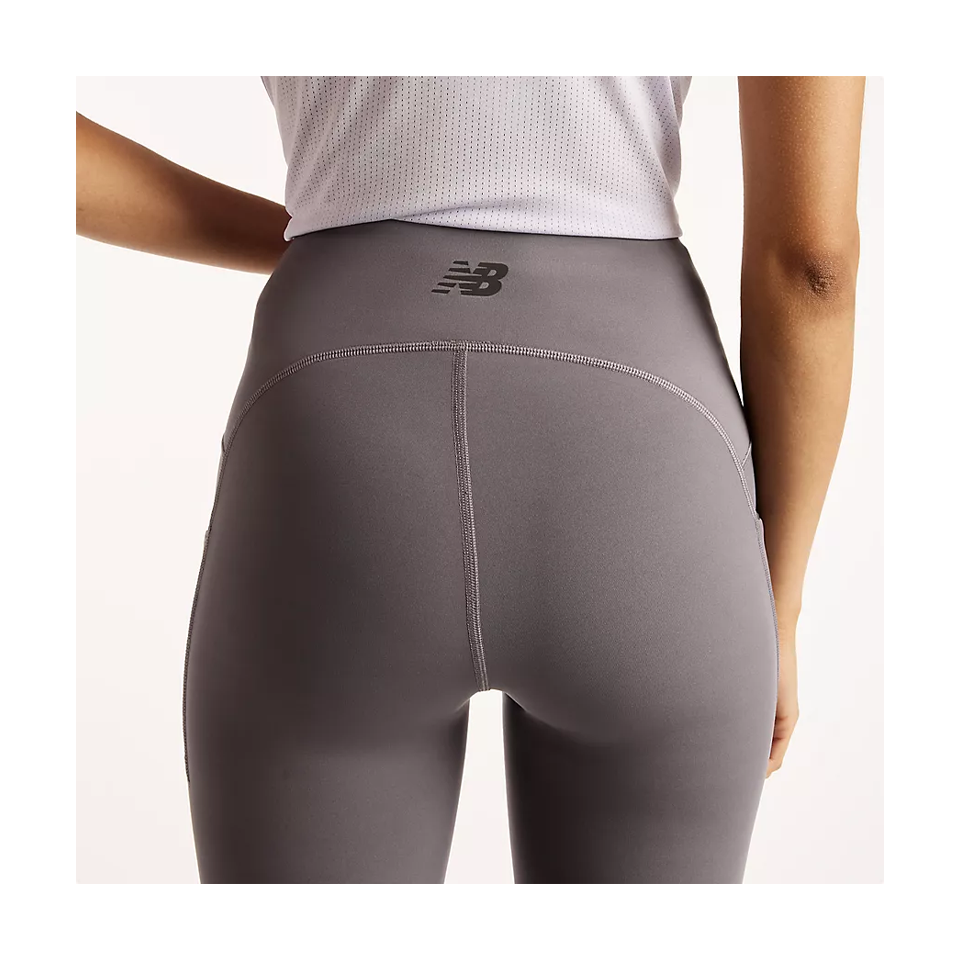 New Balance Women's Reflective RC Heat Legging 27" Neptune Grey