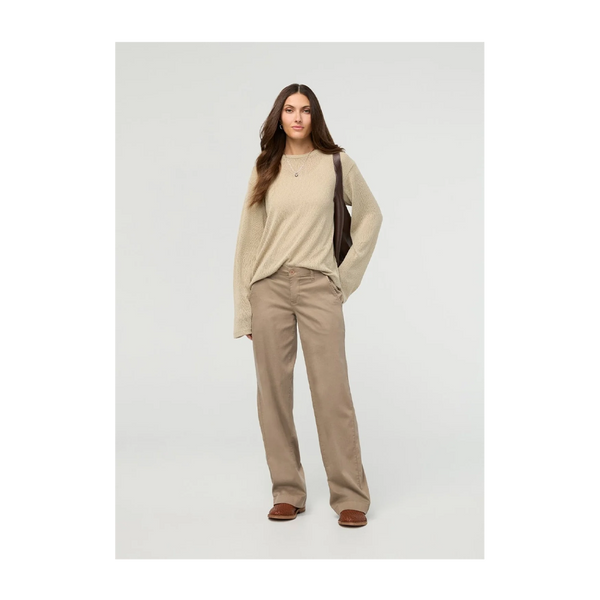 DUER Women's Deluxe Twill Trouser Desert Tan