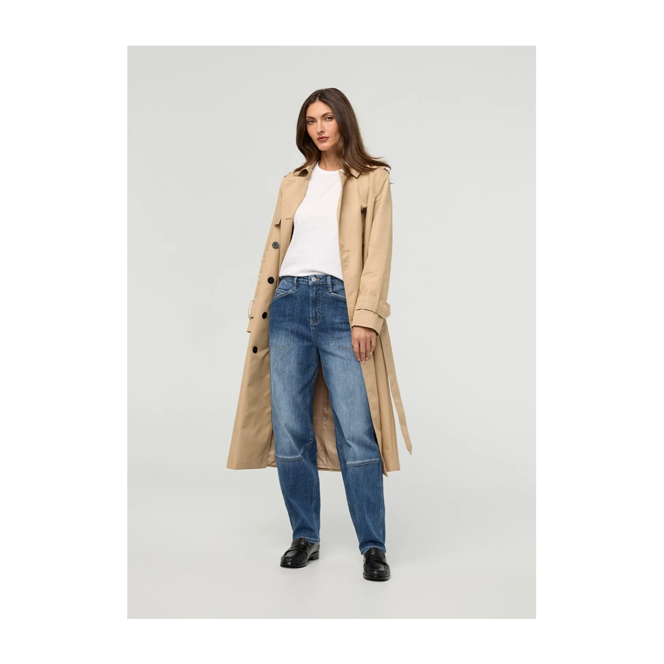 DUER Women's Performance Denim+ Utility Pant Medium Stone Main image