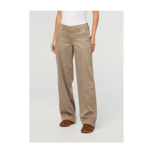 DUER Women's Deluxe Twill Trouser Desert Tan