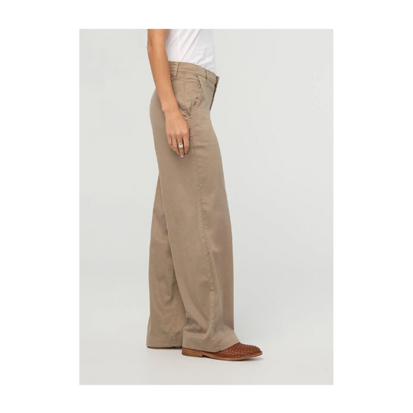 DUER Women's Deluxe Twill Trouser Desert Tan