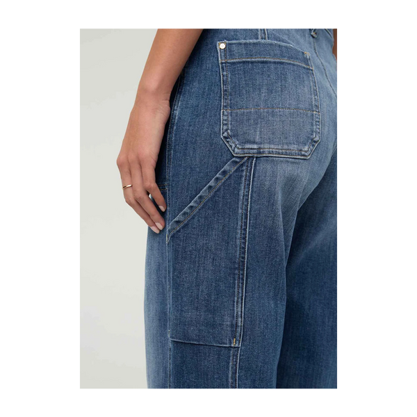 DUER Women's Performance Denim+ Utility Pant Medium Stone