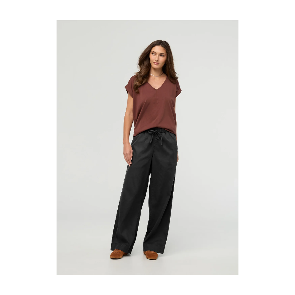 DUER Women's Deluxe Twill Easy Pant Black