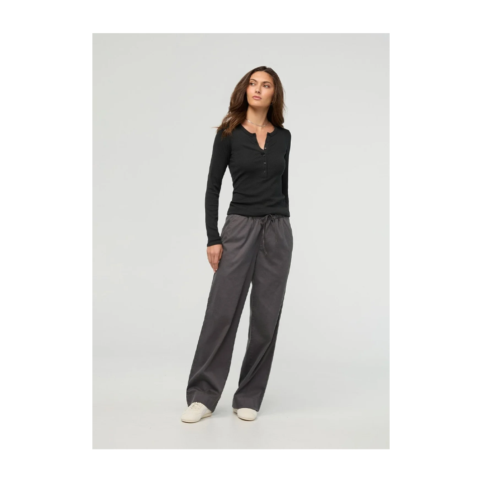 DUER Women's Deluxe Twill Easy Pant Mineral
