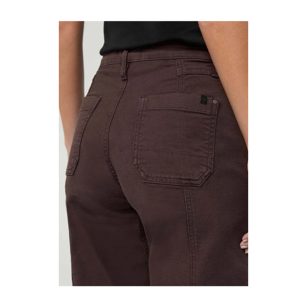 DUER Women's Stretch Canvas Utility Pant Garment Dye Espresso
