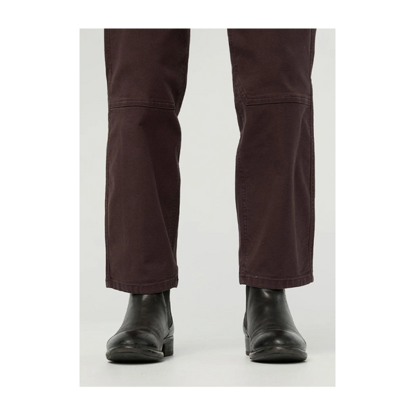 DUER Women's Stretch Canvas Utility Pant Garment Dye Espresso