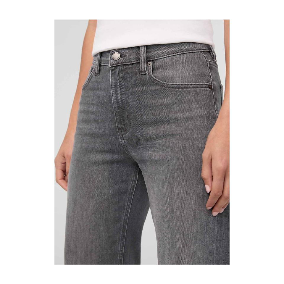 DUER Women's Performance Denim+ High Rise Straight Soft Grey