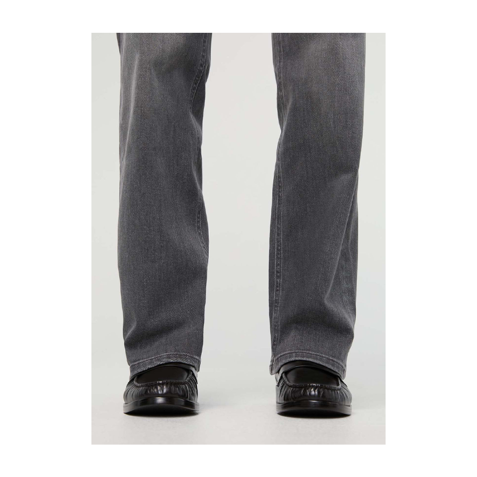 DUER Women's Performance Denim+ High Rise Straight Soft Grey