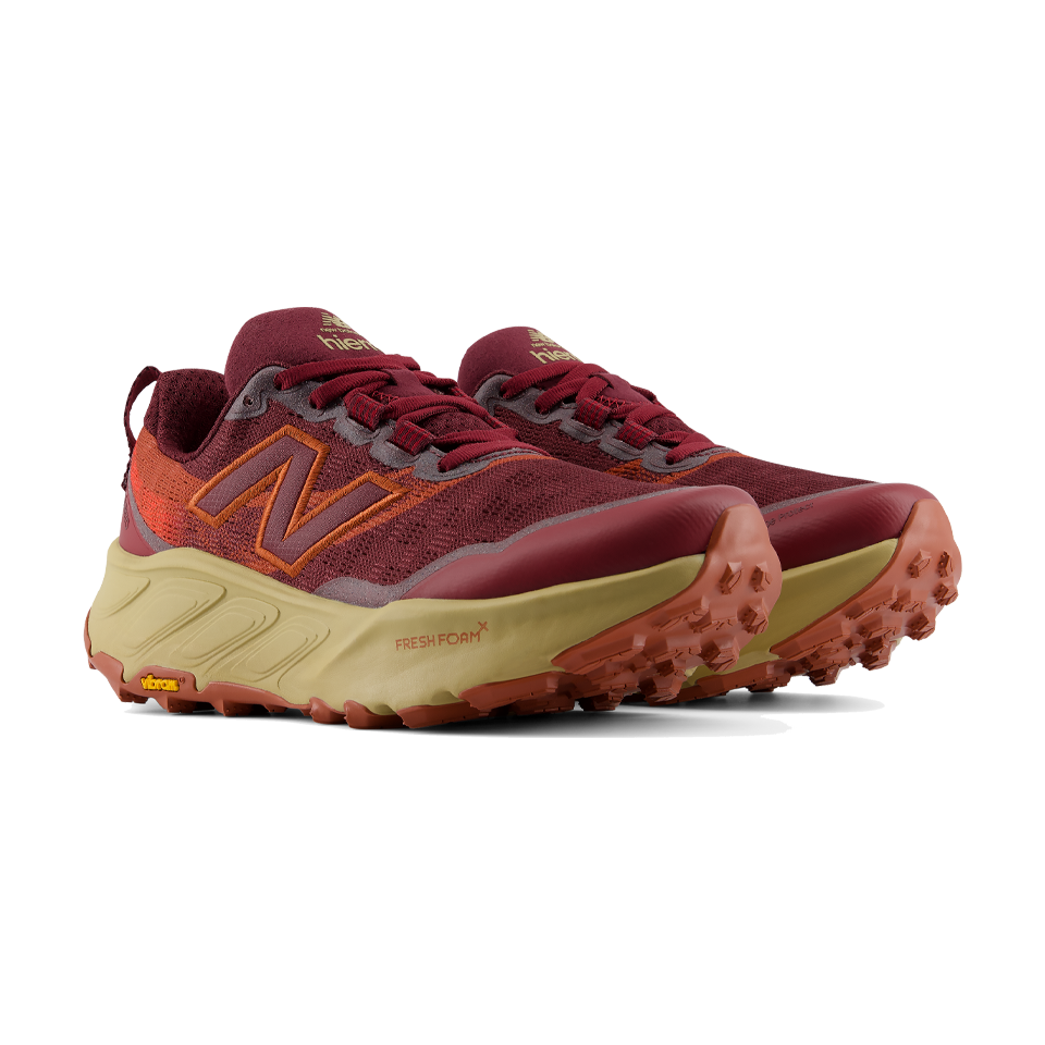 New Balance Women's Fresh Foam X Hierro v9 Wide Mulled Wine with Neo Flame Secondary image