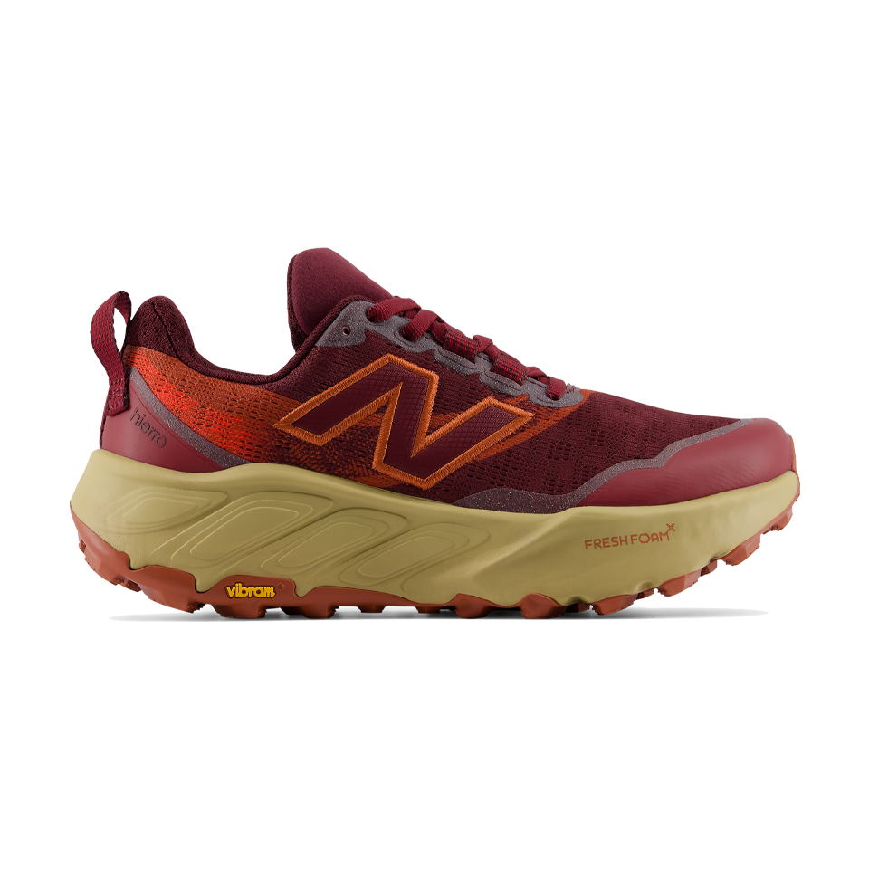 New Balance Women's Fresh Foam X Hierro v9 Wide Mulled Wine with Neo Flame Main image