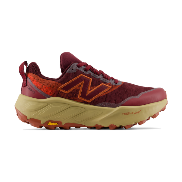 New Balance Women's Fresh Foam X Hierro v9 Wide Mulled Wine with Neo Flame