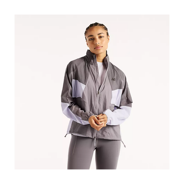 New Balance Women's Reflective RC Jacket Neptune Grey