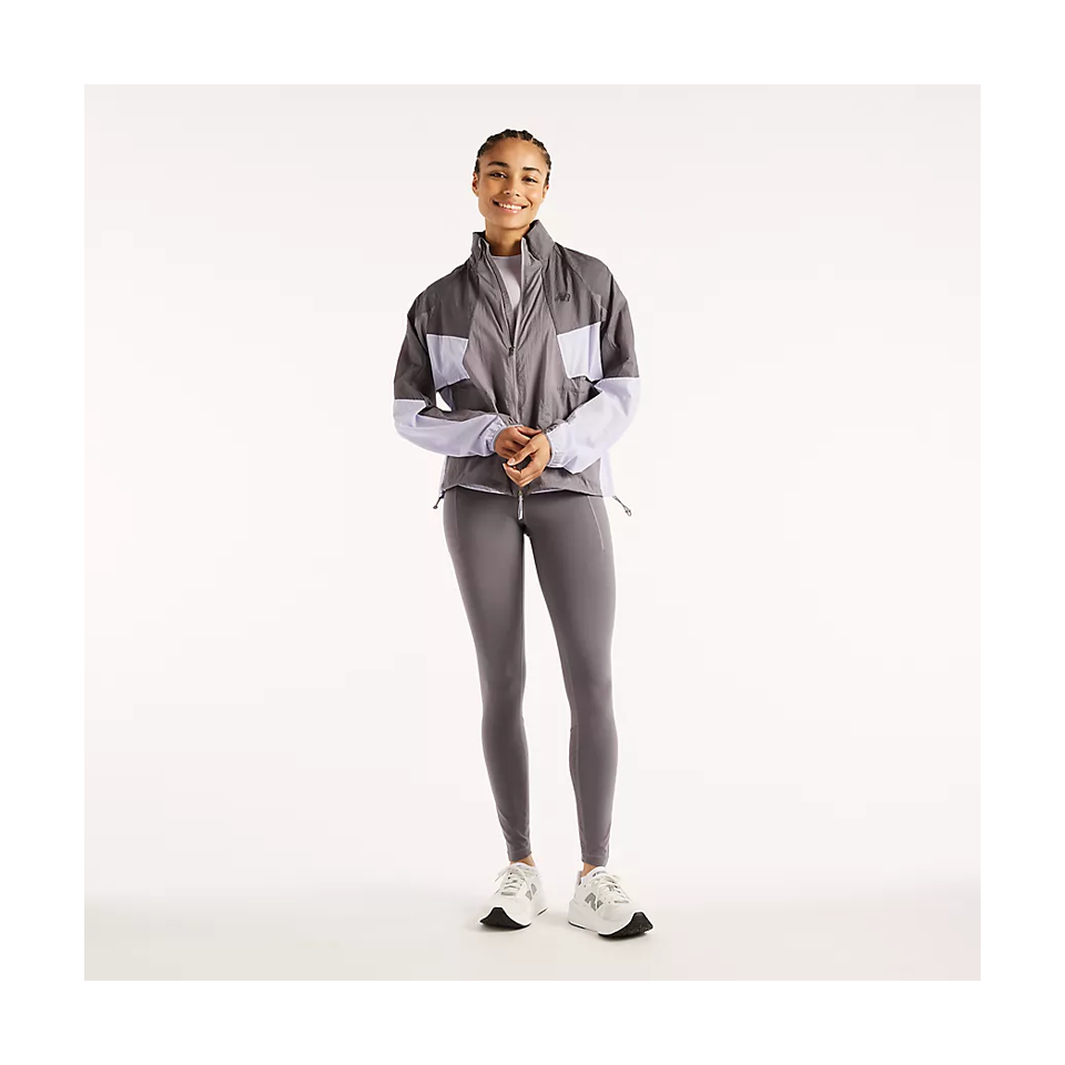 New Balance Women's Reflective RC Jacket Neptune Grey