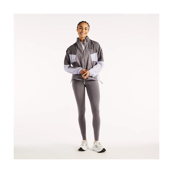 New Balance Women's Reflective RC Jacket Neptune Grey