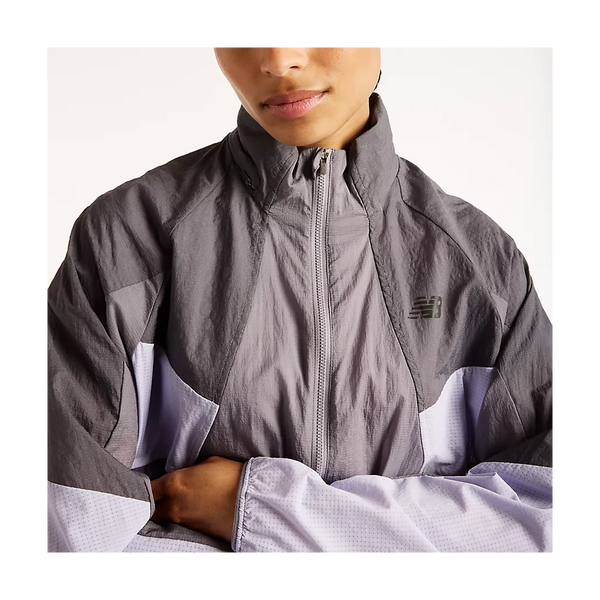 New Balance Women's Reflective RC Jacket Neptune Grey