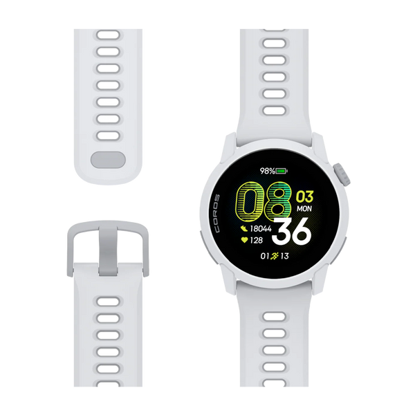 COROS PACE 4 White Silicone Band