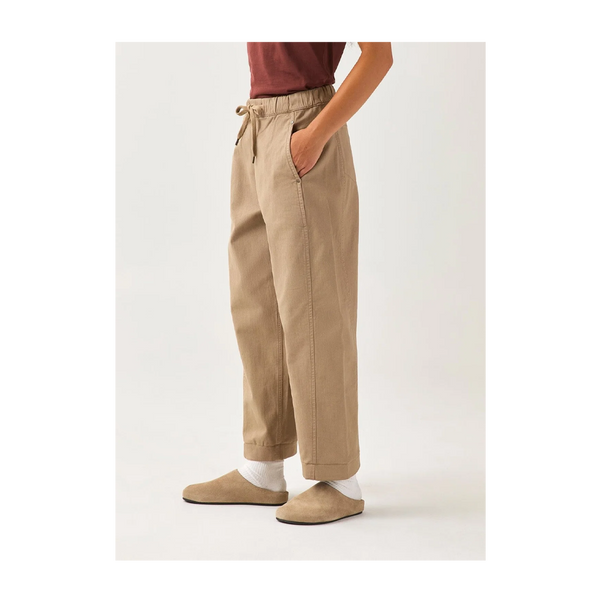 DUER Women's FlexTwill Barrel Pull On Pant Desert Tan