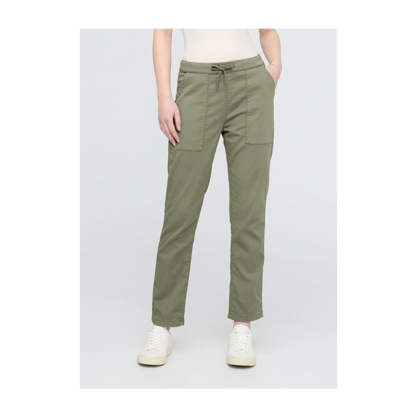 DUER Women's No Sweat Harbour Pant Light Olive