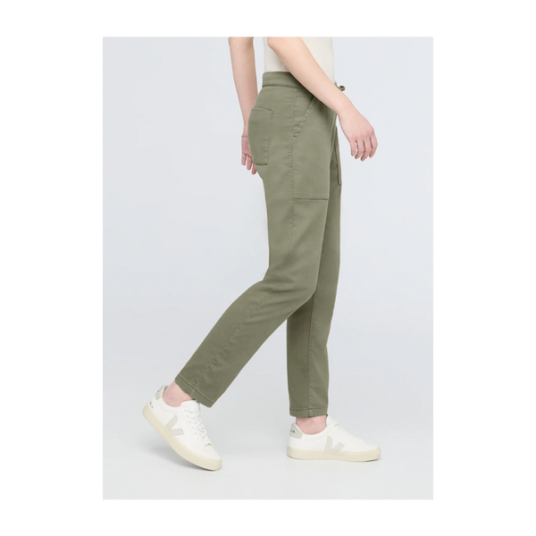 DUER Women's No Sweat Harbour Pant Light Olive