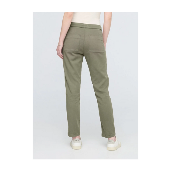 DUER Women's No Sweat Harbour Pant Light Olive