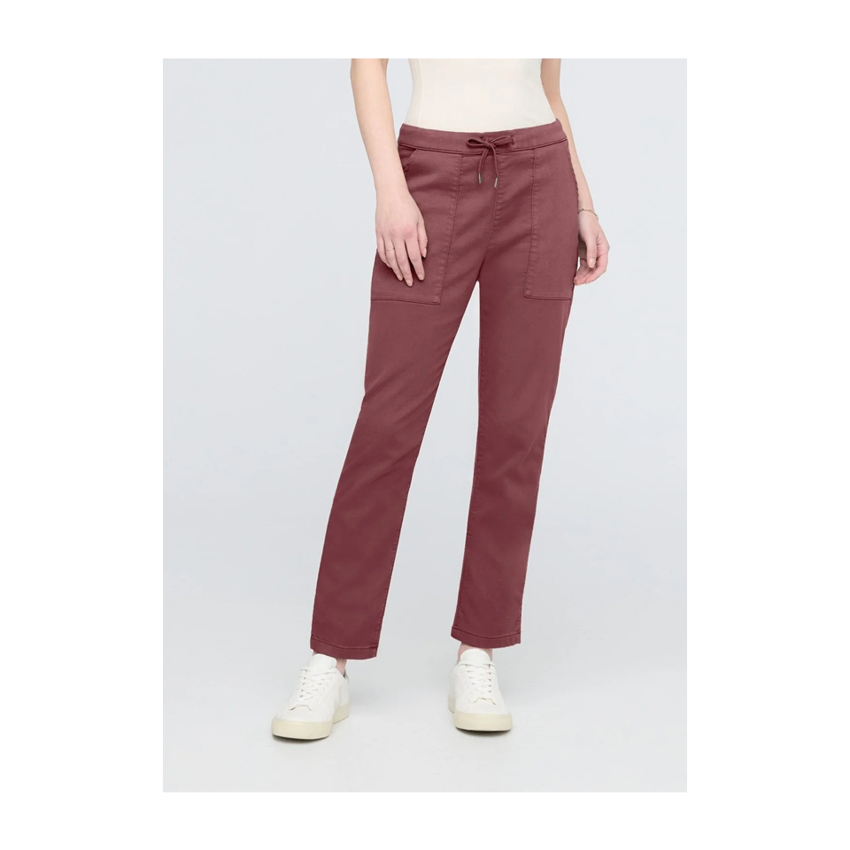 DUER Women's No Sweat Harbour Pant Red Clay