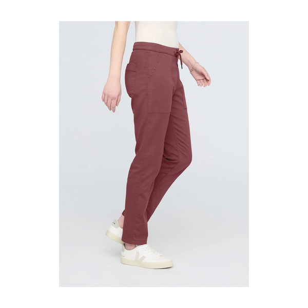 DUER Women's No Sweat Harbour Pant Red Clay