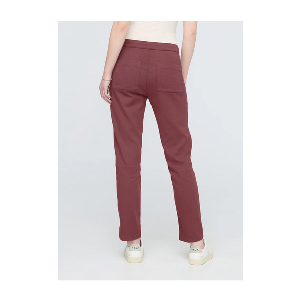 DUER Women's No Sweat Harbour Pant Red Clay