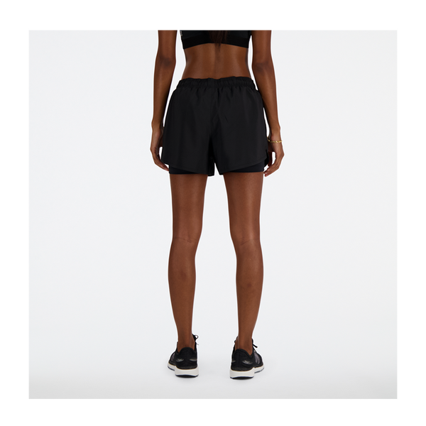 New Balance Women's Sport Essential 2-in-1 Short 3" Black