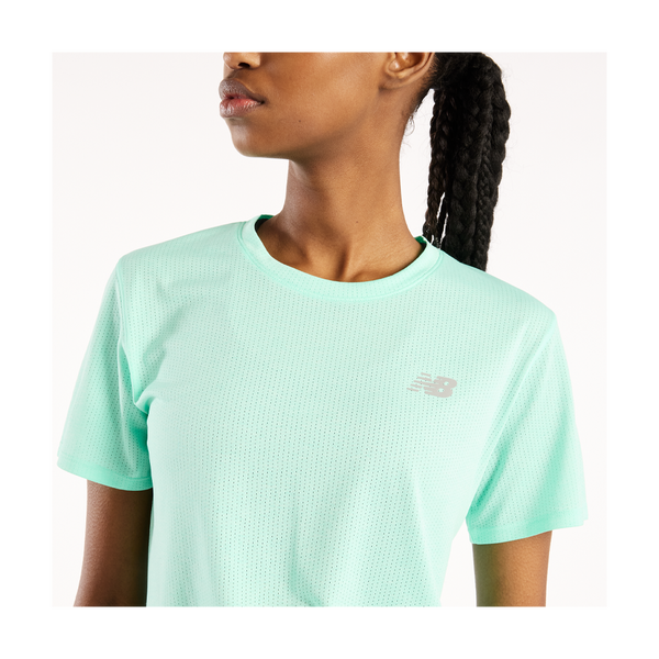 New Balance Women's RC Essential T-Shirt Bright Mint
