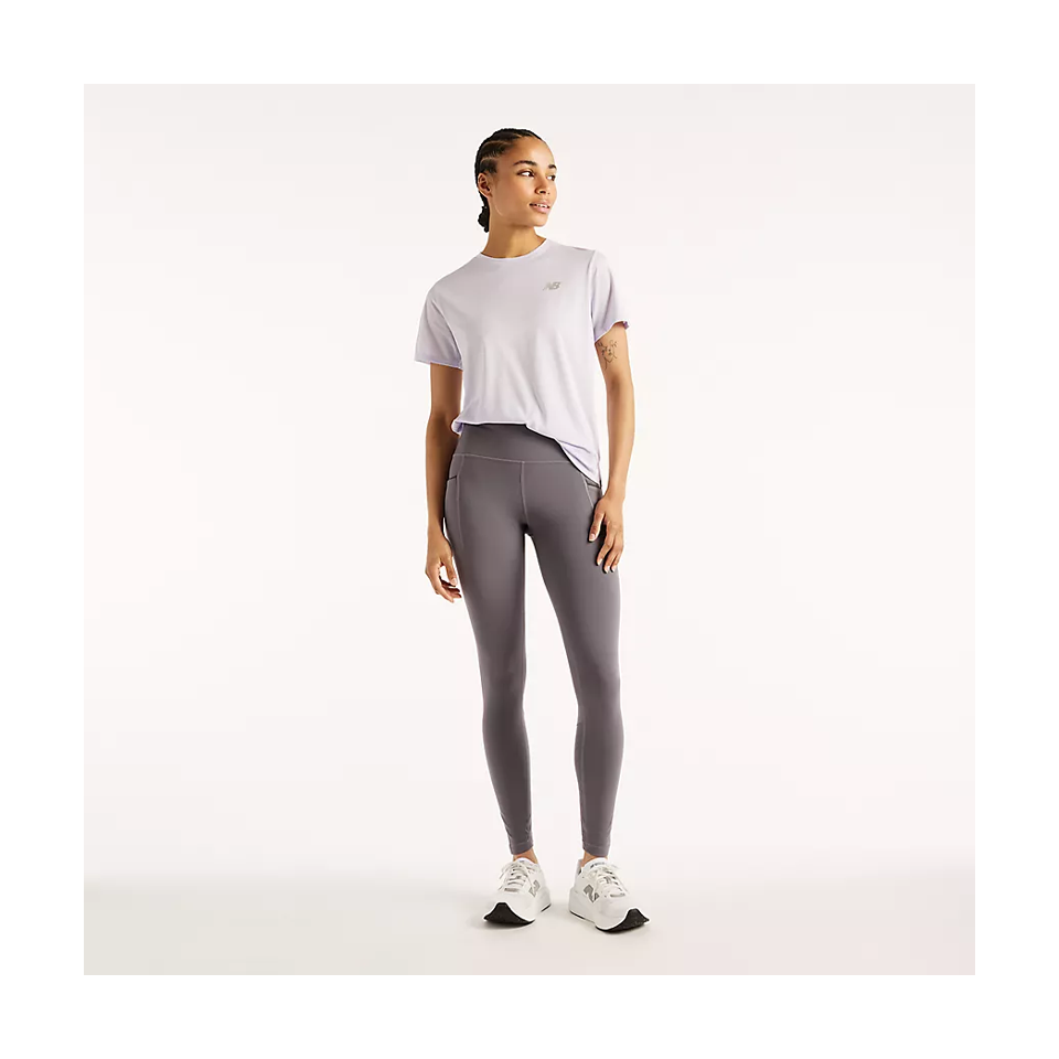 New Balance Women's RC Essential T-Shirt Smoked Violet